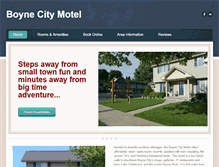 Tablet Screenshot of boynecitymotel.com